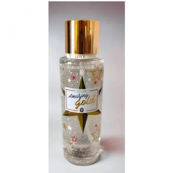 Body Mist Αρωματικό Σπρέι Σώματος 250ml VV Love - Amazing Gold VL9056-117