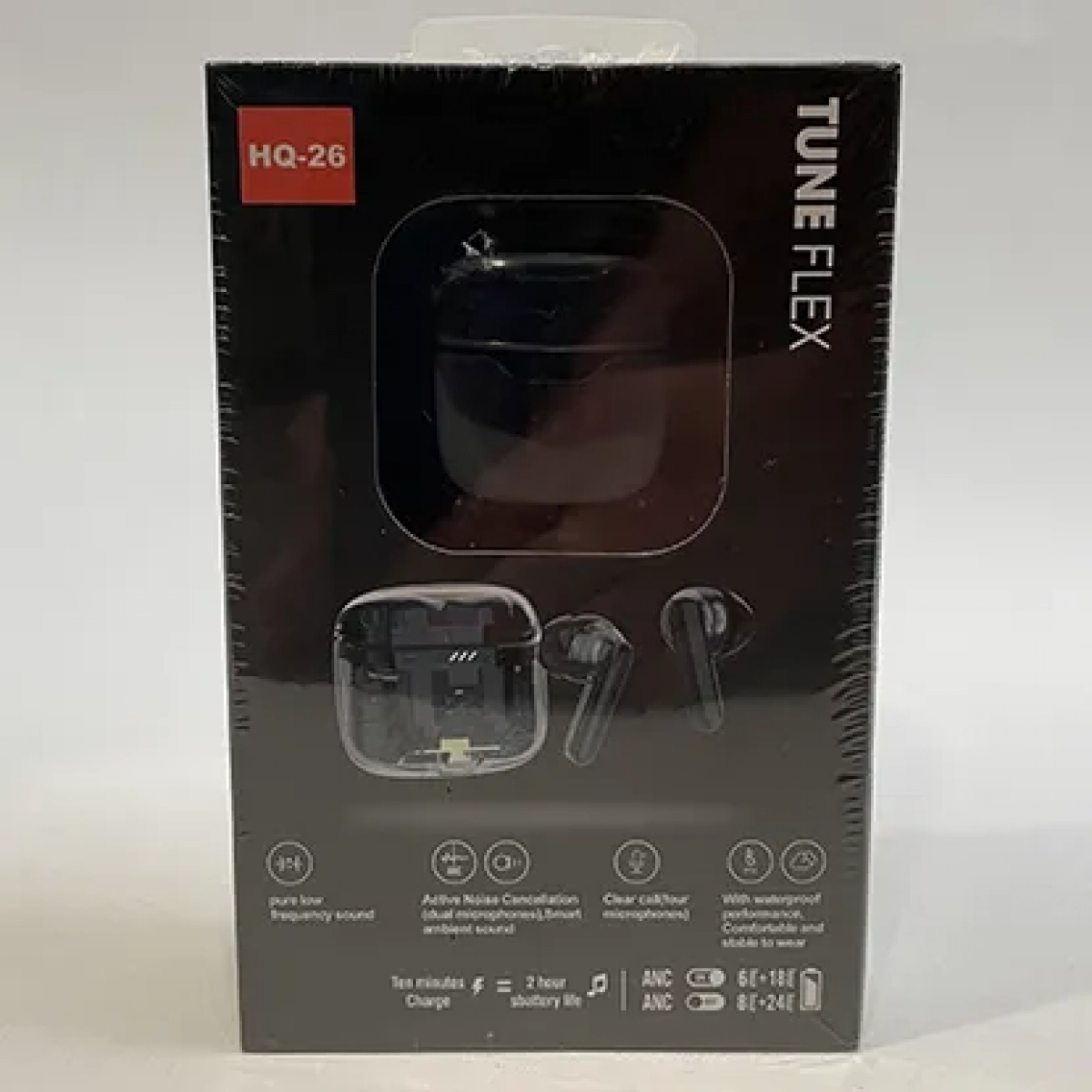 Ακουστικά Bluetooth Tune Flex HQ-26 (Μαύρα) - Image 3