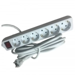 AB-E1080 Πολύπριζο 5 Μέτρων με 6 Θύρες και Διακόπτη - Photo3