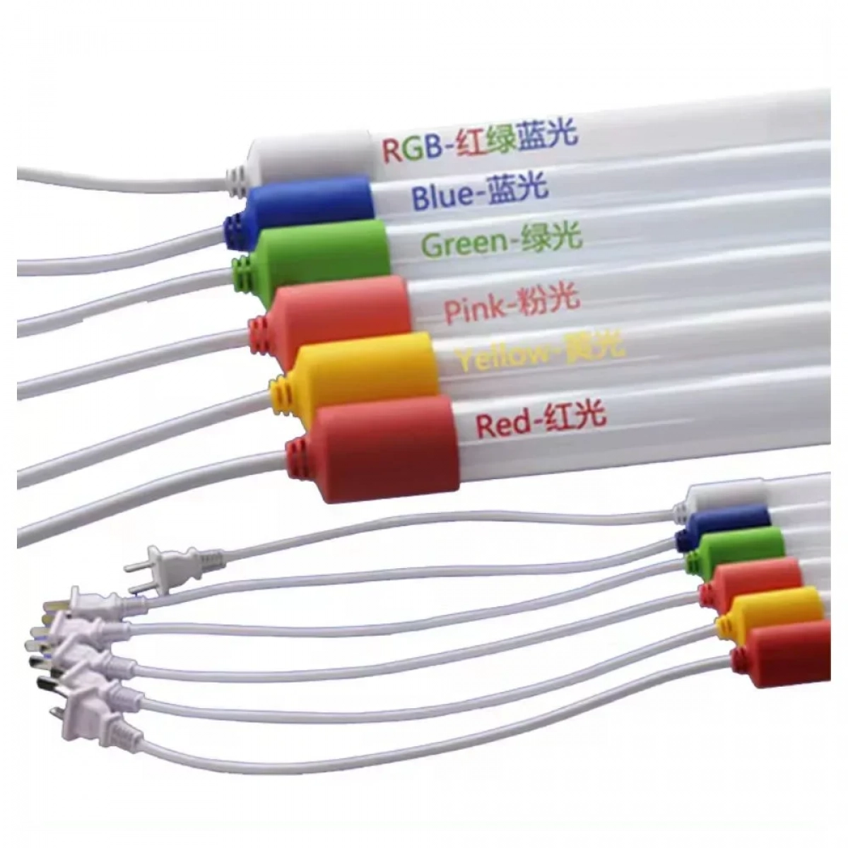 Αδιάβροχη λάμπα/σωλήνας φθορίου led 1,2μ 18W RZ-147 κόκκινο χρώμα