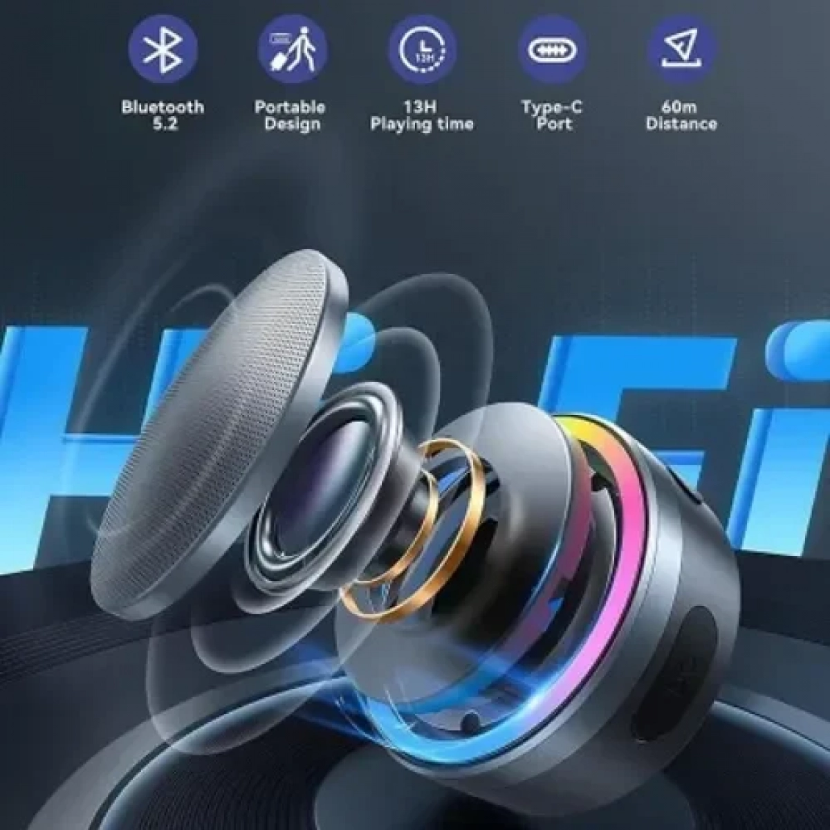 Ασύρματο κουδούνι πόρτας με ηχείο & Bluetooth RL-BT01 - Image 4