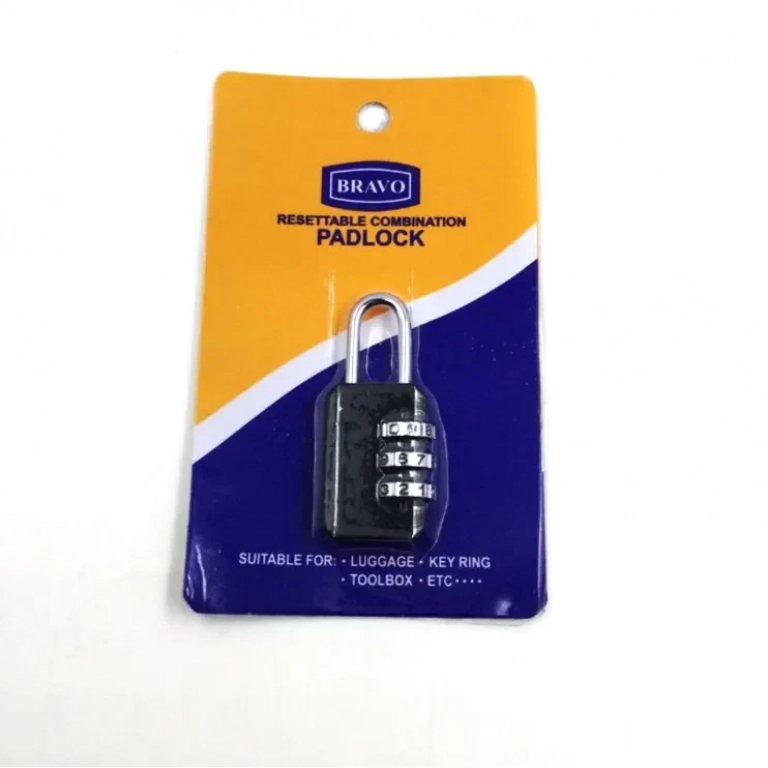 Bravo Μίνι Λουκέτο Με Συνδυασμό 3 Ψηφίων Για Βαλίτσες, Τσάντες, Ντουλάπια
