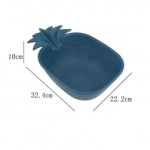 Διακοσμητικό μπολ για φρούτα 10x32.4x22.2cm 94967 μπλε