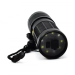 Διπλός φακός Tactical LED αλουμινίου λευκού/κόκκινου φωτισμού X-Balog BL-G87-TG30 – μαύρο - Image 2