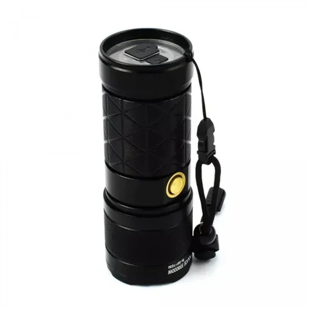 Διπλός φακός Tactical LED αλουμινίου λευκού/κόκκινου φωτισμού X-Balog BL-G87-TG30 – μαύρο - Image 3