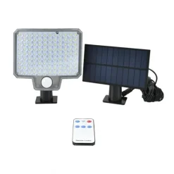 Επιτοίχιο ηλιακό φωτιστικό LED λευκού φωτισμού LF-2501B