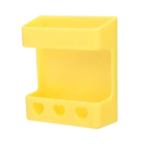 Επιτοίχιο ράφι οργάνωσης μπάνιου 8x4x10cm 94911 κίτρινο