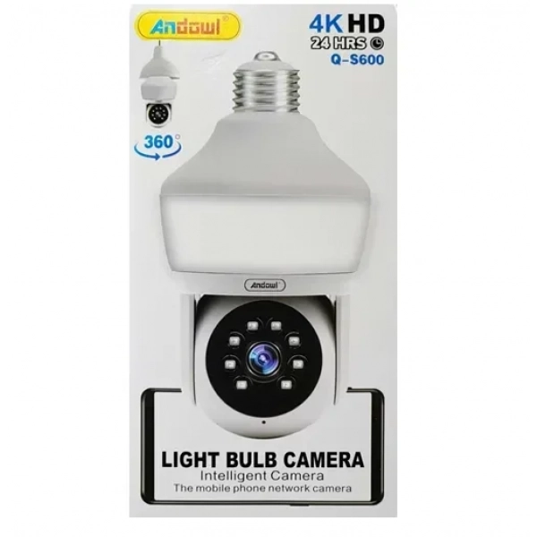 Έξυπνη κάμερα 4K HD Wifi IP σε σχήμα λάμπας Andowl Q-S600