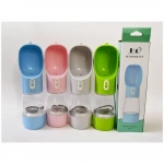 Φορητό Παγούρι Νερού για Σκύλους - Διανομέας Νερού 2 σε 1 με Μπολ, Πράσινο - Photo1