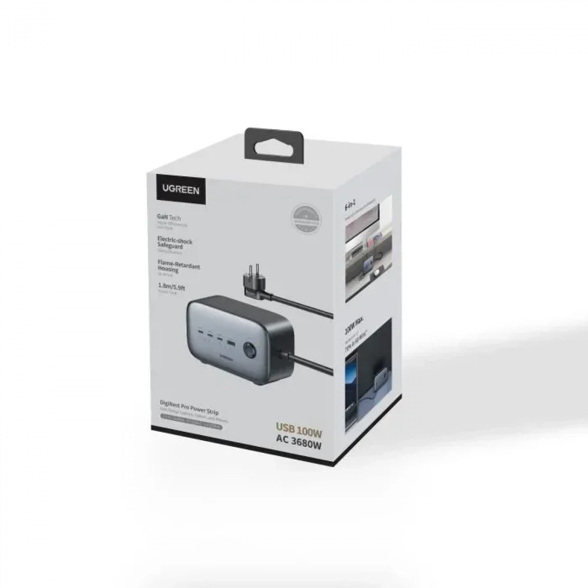 Φορτιστής GaN III UGREEN CD268 100W PDx3 & QC3.0x1 & ACx2 60167