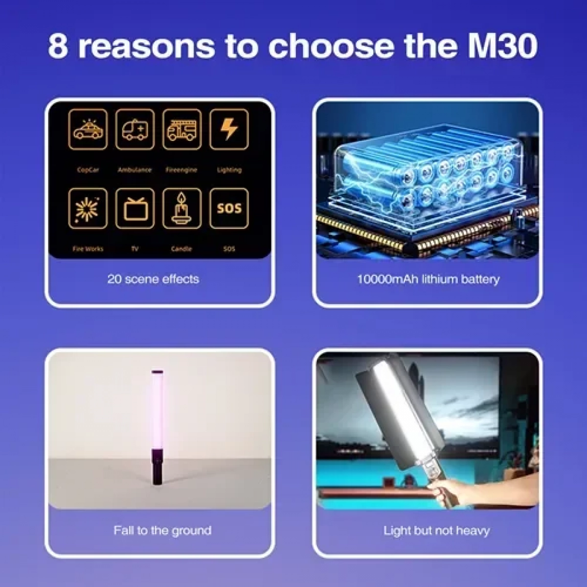 Φωτιστικό χειρός RGB LED για λήψη φωτογραφίας/βίντεο 30W ZGRL - Image 3