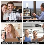 Φωτιστικό Selfie LED με κλιπ για βίντεο/φωτογραφία με δυνατότητα ρύθμισης 3000K-9000K M16 - Image 7