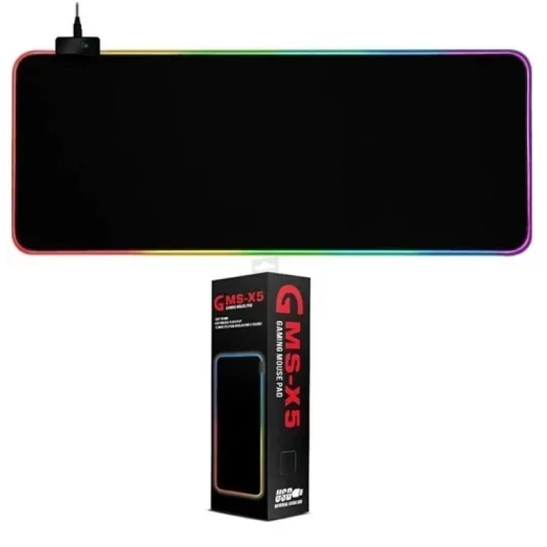 Gaming Mouse Pad XL με RGB φωτισμό μαύρο GMS-WT-5