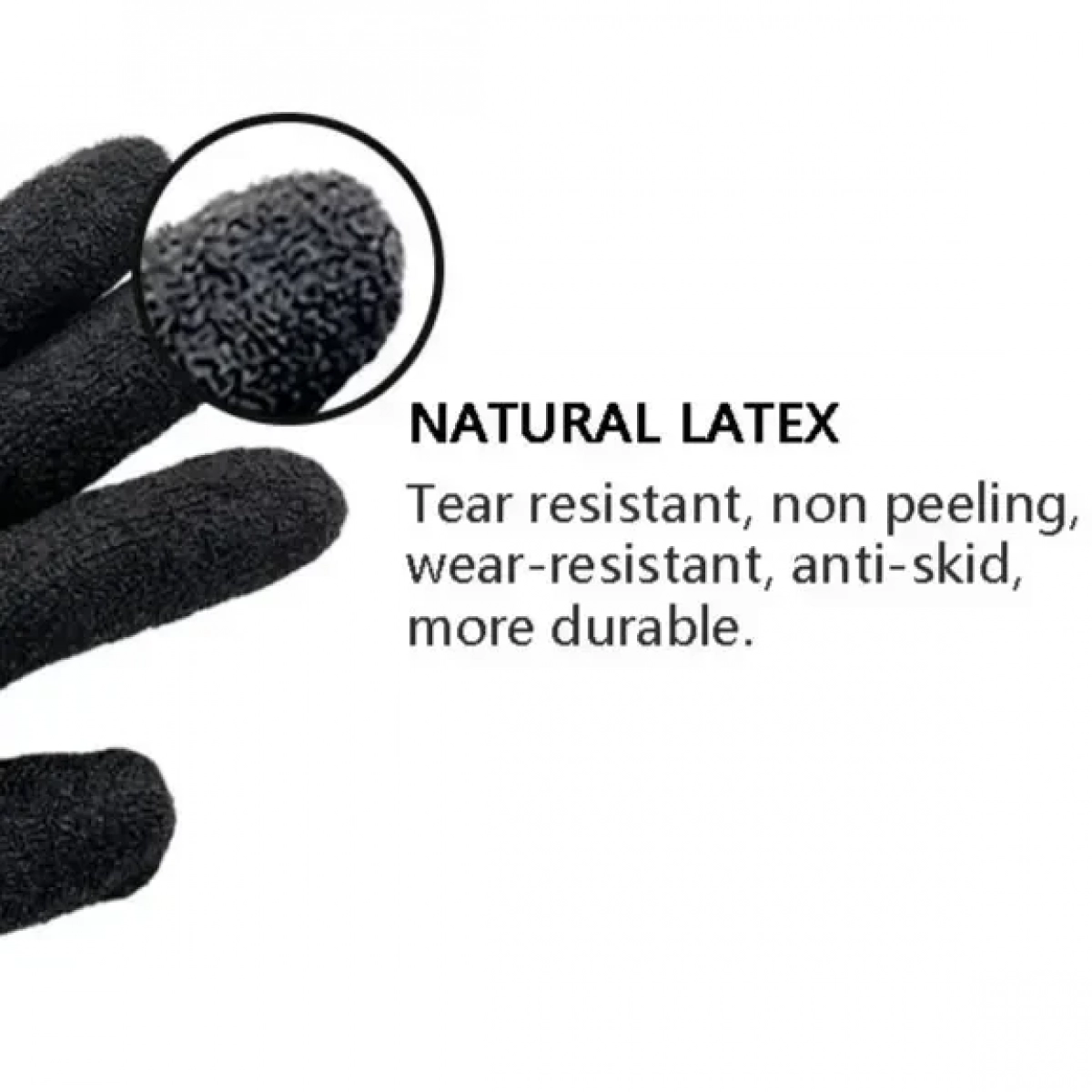 Γάντια Εργασίας Natural Latex One Size #300 Πορτοκαλί