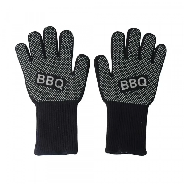 Γάντια Ψησίματος για Μπάρμπεκιου 2 τμχ. - Μάυρο - Photo1