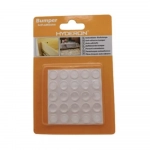 HEB-25 Αυτοκόλλητα Διάφανα Προστατευτικά Μαξιλαράκια Σιλικόνης για Επιφάνειες Επίπλων 25 τμχ, Διαστάσεις 10x3mm - Photo1