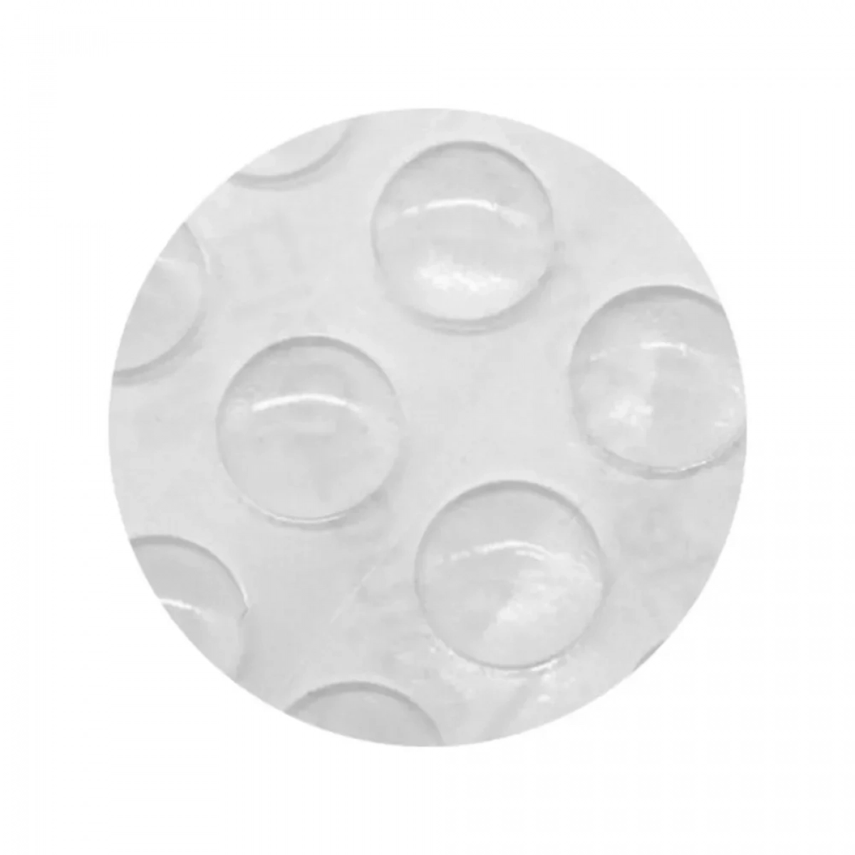 HEB-25 Αυτοκόλλητα Διάφανα Προστατευτικά Μαξιλαράκια Σιλικόνης για Επιφάνειες Επίπλων 25 τμχ, Διαστάσεις 10x3mm - Photo2