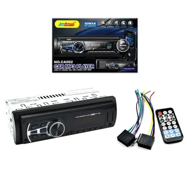 Ηχοσύστημα αυτοκινήτου Universal 1DIN (Bluetooth/AUX) Andowl CA002