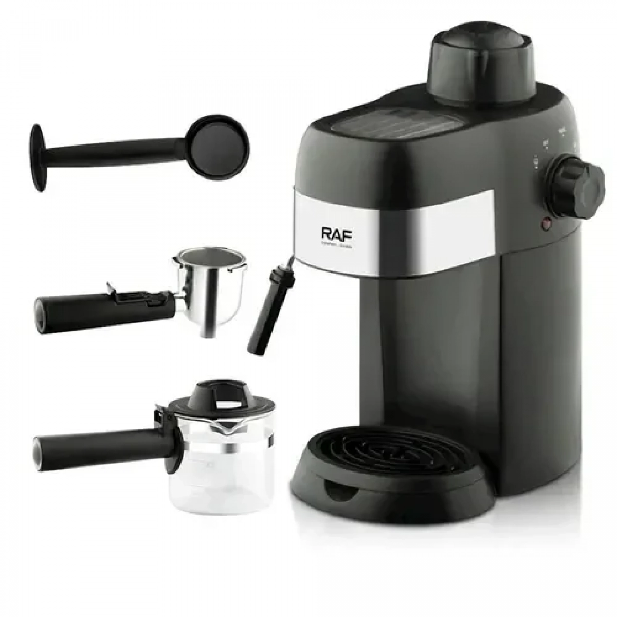 Ηλεκτρική μηχανή καφέ espresso 800W 240ml RAF R.133 μαύρο - Image 2