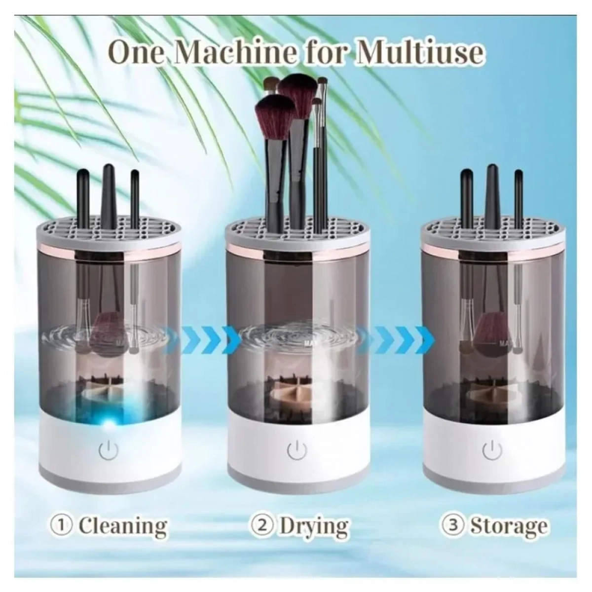 Ηλεκτρικό Καθαριστικό Μακιγιάζ με Βύσμα - Makeup Brush Cleaner - Photo6
