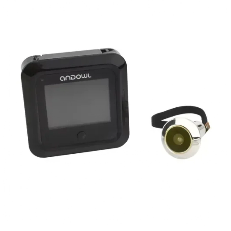 Ηλεκτρονικό ματάκι/κάμερα πόρτας με οθόνη 2.4″ 4Κ Andowl Q-MY08 – μαύρο