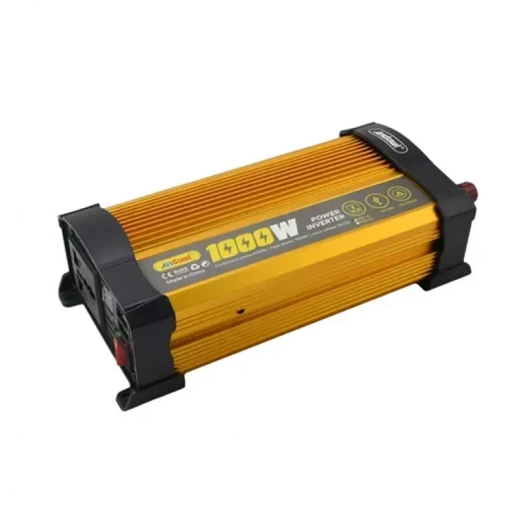 Inverter τροποποιημένου ημιτόνου 1000W 12V σε 220V Andowl Q-KS1000 – χρυσό