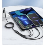Καλώδιο φόρτισης & data 4in1 Fast Charge CL-129 1.5m AWEI - Image 4