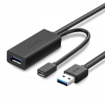 Καλώδιο USB 3.0 M/F 5m & Θύρα τροφοδοσίας UGREEN US175 20826