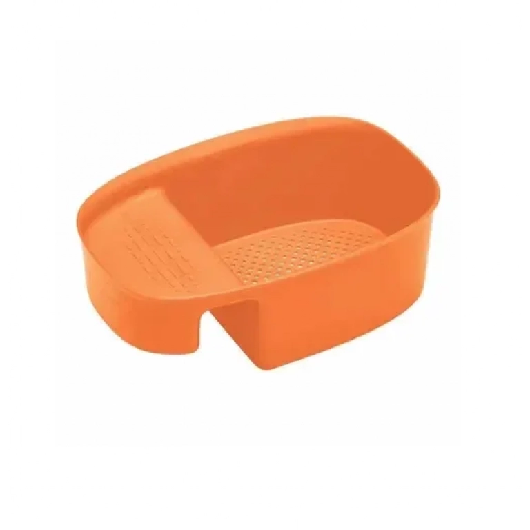 Κρεμαστό καλάθι αποστράγγισης νεροχύτη 13.5x21x7.5cm 94947 πορτοκαλί