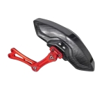 Λασπωτήρας πίσω τροχού μοτοσυκλέτας για YAMAHA Y15ZR 16.7cm - κόκκινο