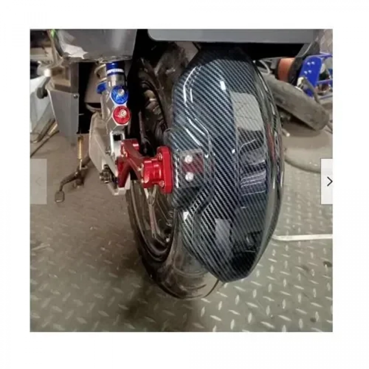 Λασπωτήρας πίσω τροχού μοτοσυκλέτας για YAMAHA Y15ZR 16.7cm - κόκκινο - Image 3