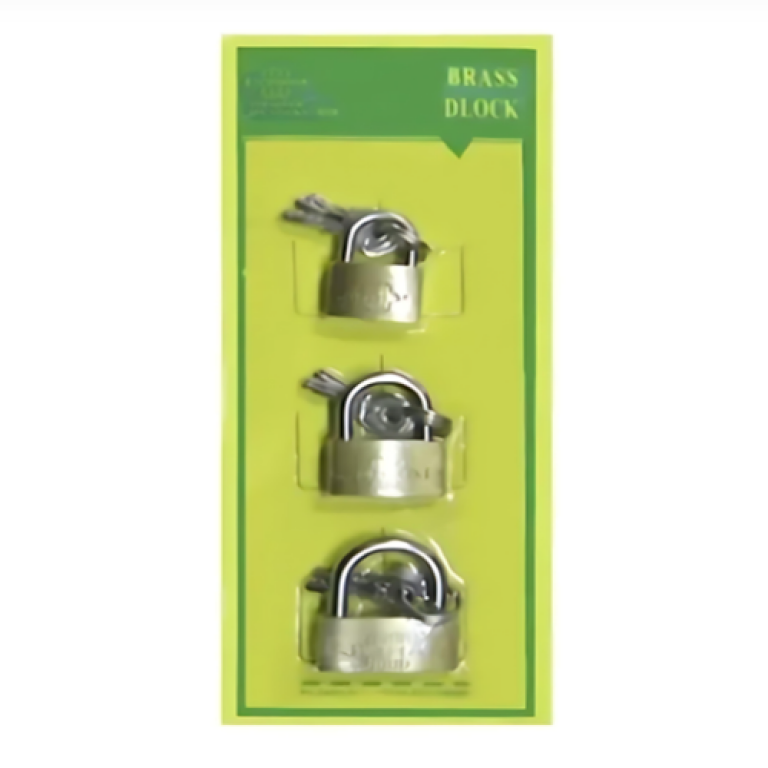 Λουκέτα Σετ 3 Τεμαχίων 20mm/25mm/30mm