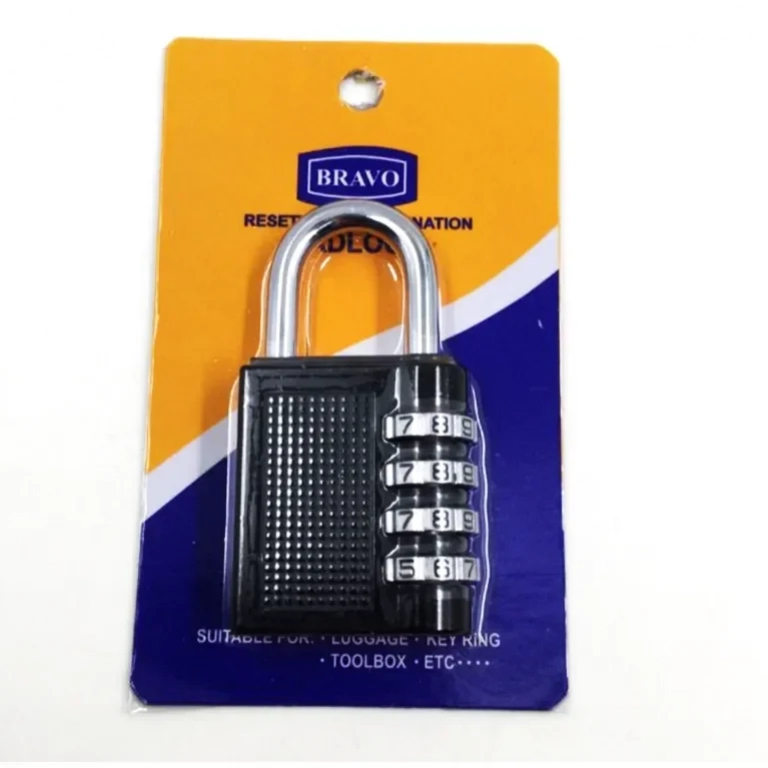 Λουκέτο Με Συνδυασμό 4 Ψηφίων Για Βαλίτσες, Τσάντες, Ντουλάπια BRAVO