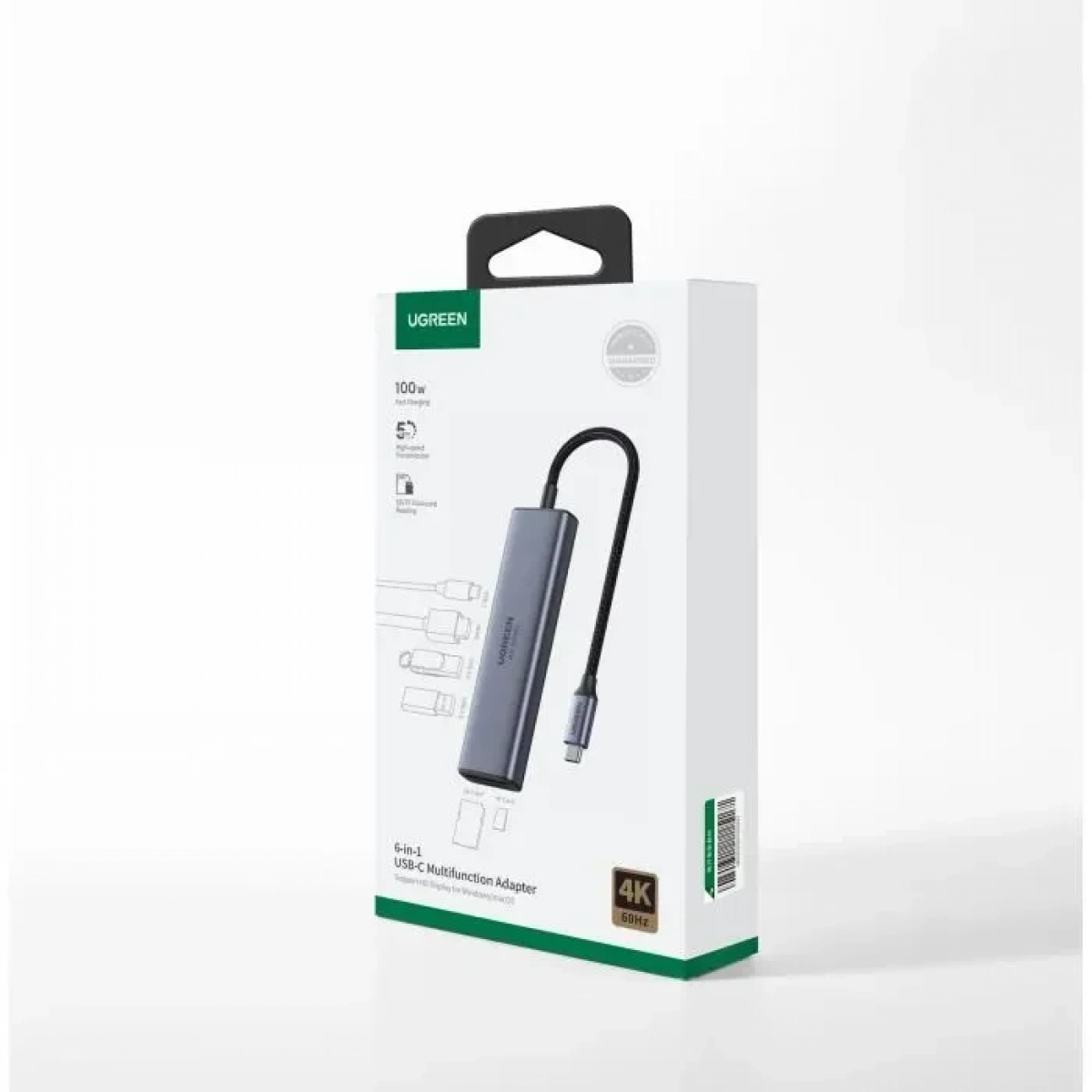 Μετατροπέας πολλαπλών λειτουργιών Type-C 6 σε 1 UGREEN CM511 60384