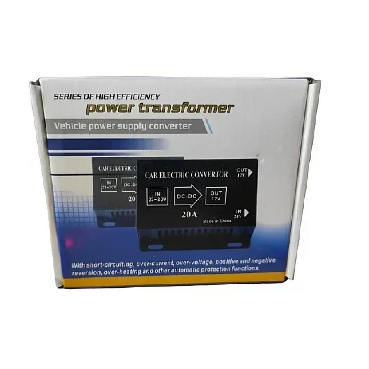 Μετατροπέας ρεύματος φορτηγού 24V DC σε 12V 20A ΕΝΗ-20Α