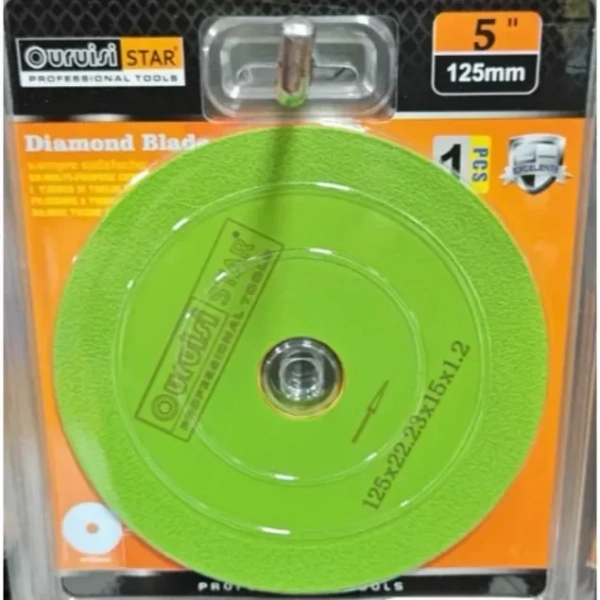 Ouruisi Star Δίσκος Κοπής Γυαλιού 125mm 5"