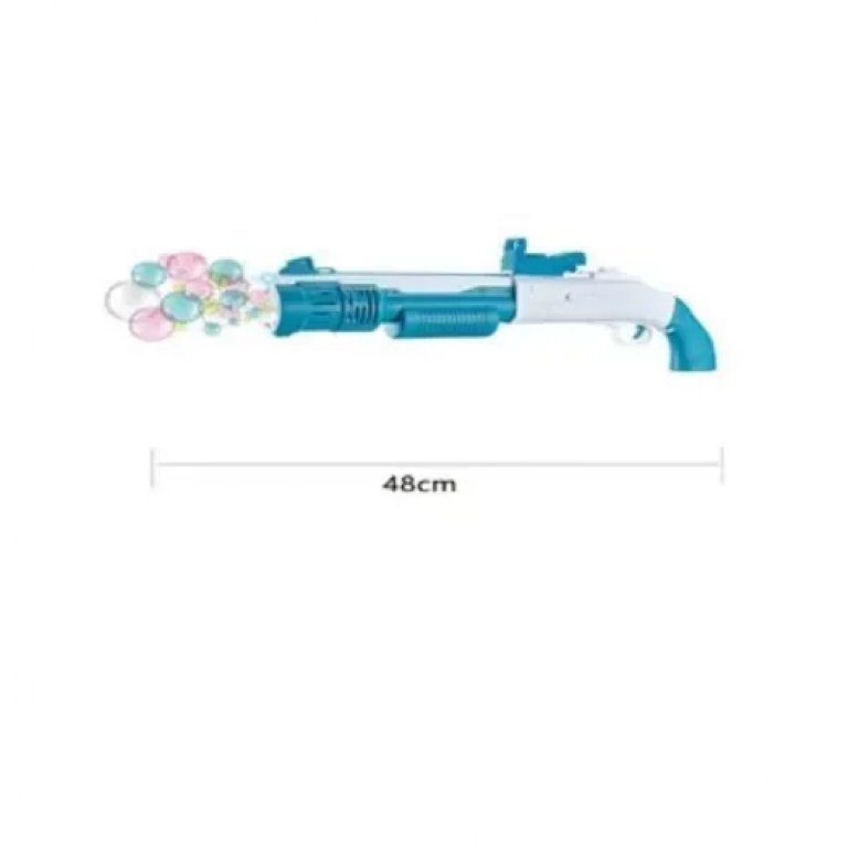 Παιδικό παιχνίδι φυσαλίδων 3+ετών 48cm 80601 μπλε Bubble Gun