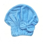 Πετσέτα στεγνώματος μαλλιών 22x25cm 98594 γαλάζιο