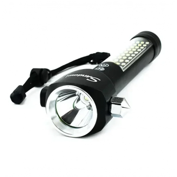 Πολυφακός LED αλουμινίου πολυεργαλείο 7 σε 1 Andowl Q-LED555 σε μαύρο χρώμα