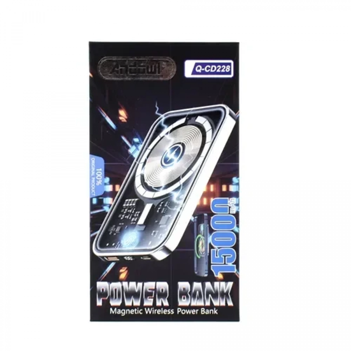 Power Bank γρήγορης φόρτισης 15000mAh 15W Andowl Q-CD228 μαύρο - Image 2