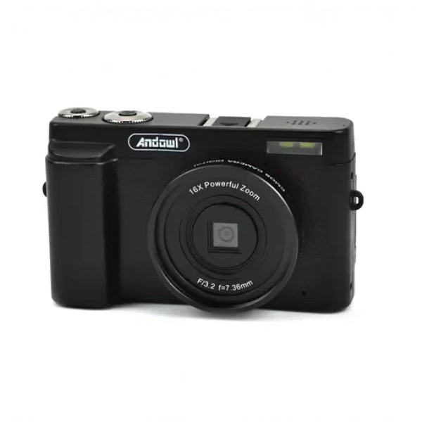 Ψηφιακή φωτογραφική μηχανή 8MP 4K Ultra HD 16x Digital WiFi Andowl A1 – μαύρο