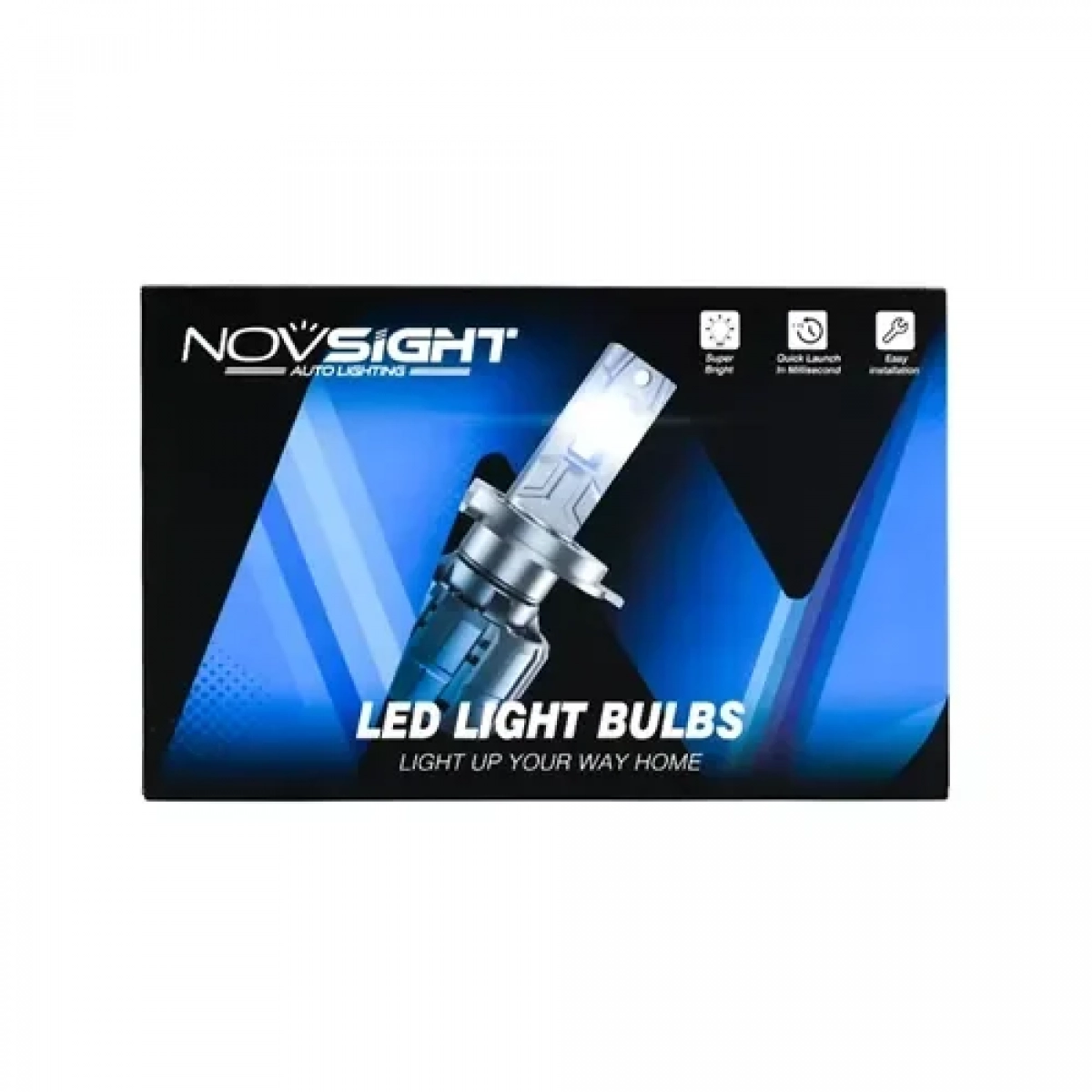 Σετ 2 τεμάχια φώτα πορείας H4 LED 200W 6500K 40000lumen NovSight A500-N60-H4 - Image 6