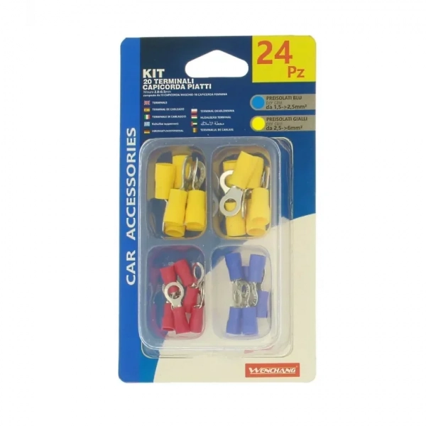 Σετ 24 τεμαχίων φισάκια στρογγυλά 0.5mm - 2.5mm WENCHANG