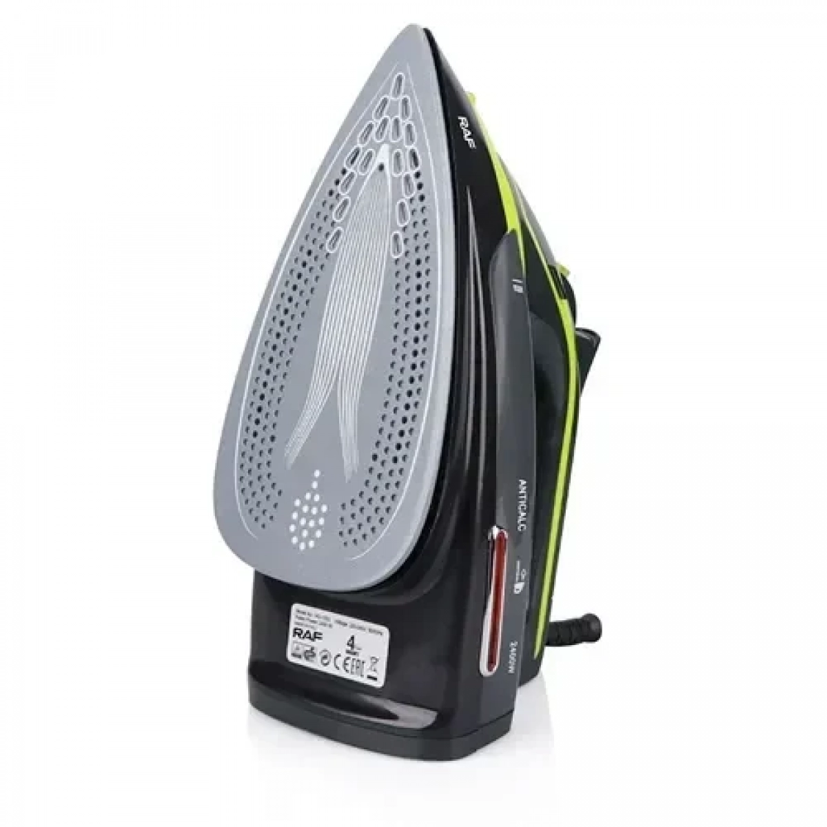 Σίδερο ατμού 2400W με αντικολλητική πλάκα RAF R.1293G πράσινο/μαύρο - Image 3