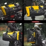 Στεγανός σάκος 66L ουράς μοτοσυκλέτας Motowolf MDL0717 – χακί - Image 4
