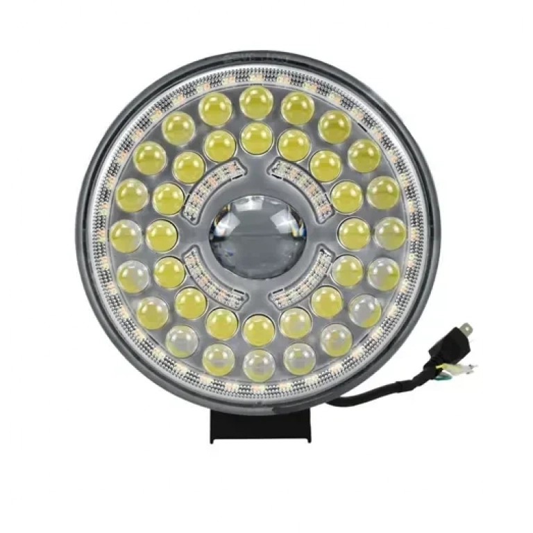 Στρογγυλός προβολέας αυτοκινήτου LED 12V 44W 18cm με λευκό φωτισμό 1τμχ Andowl Q-LED07
