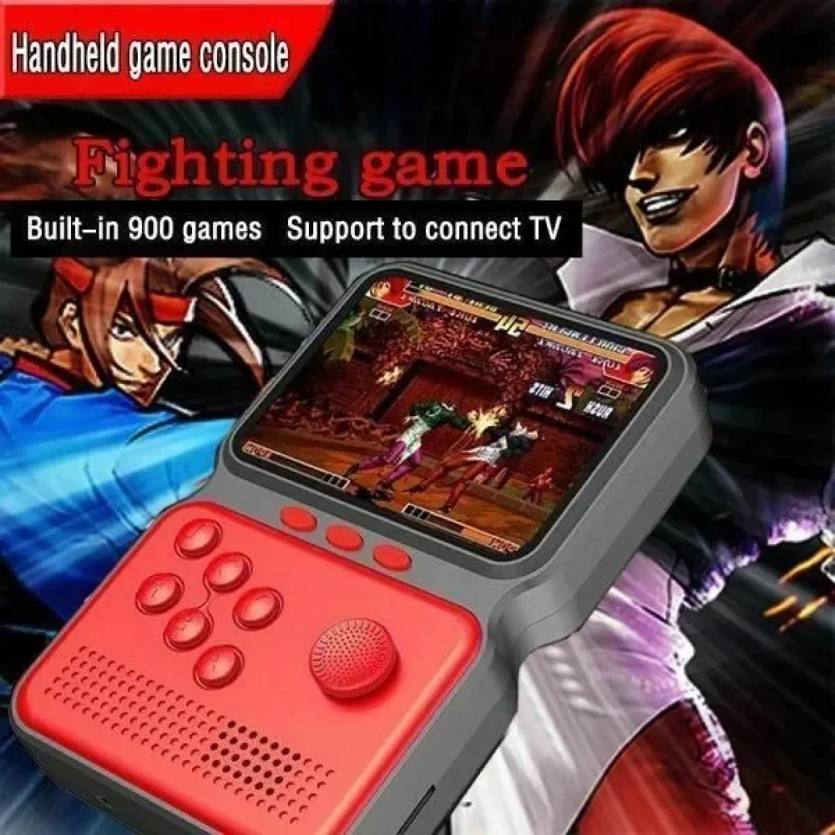 Φορητή Ρετρό Παιχνιδομηχανή με 900+ Classic Games SUP M3 Game Box Power Μαύρο/Κόκκινο