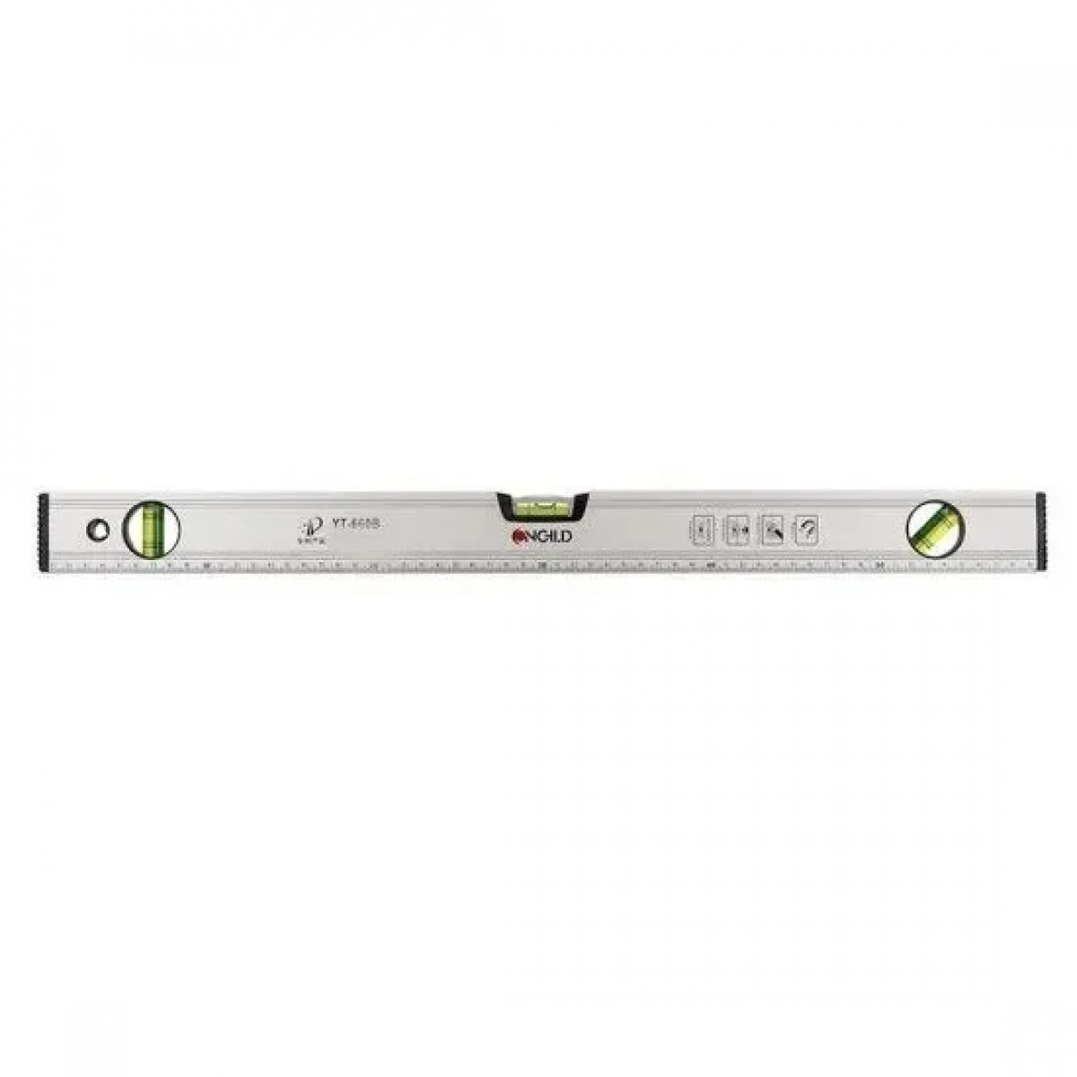 YT660B Αλφάδι Αλουμινίου Μαγνητικό 50εκ. με 3 μάτια