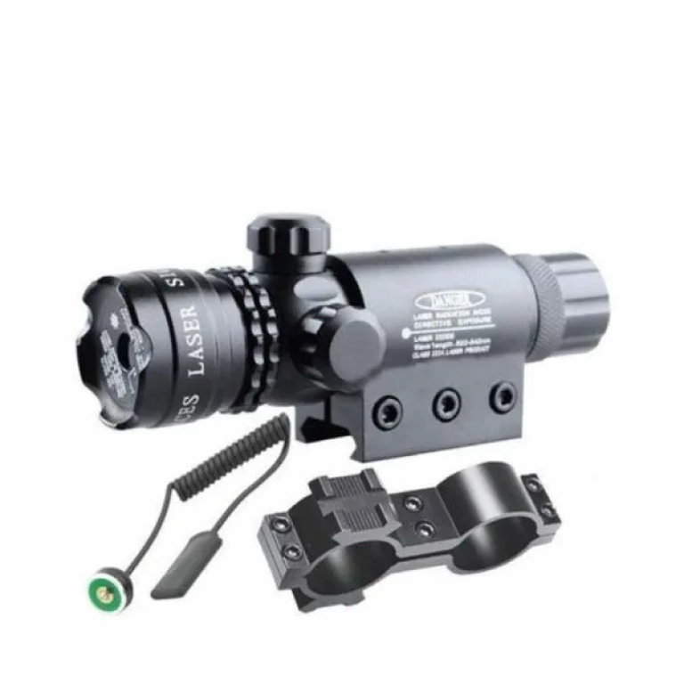 Πράσινο Laser για Airsoft όπλα με 2 βάσεις επαναφορτιζόμενο