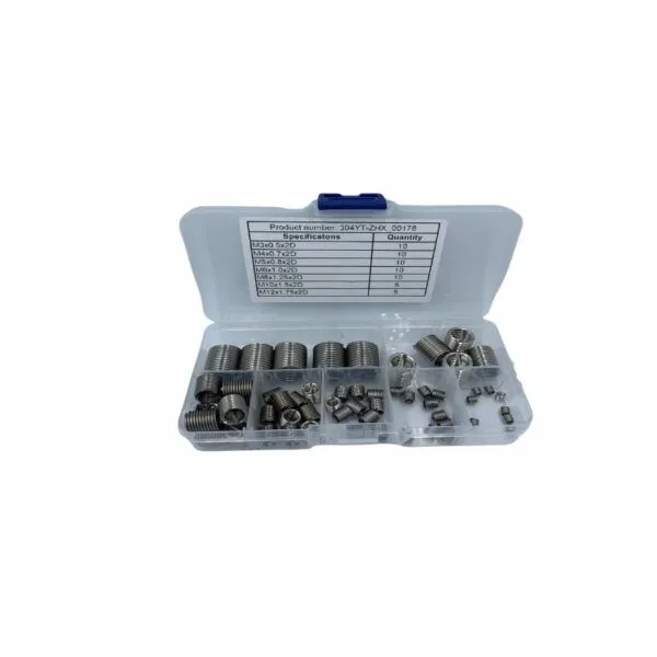 Σετ Helicoil ελατήρια επισκευής σπειρωμάτων σε 7 διαφορετικά μεγέθη 60 τεμαχίων-OEM